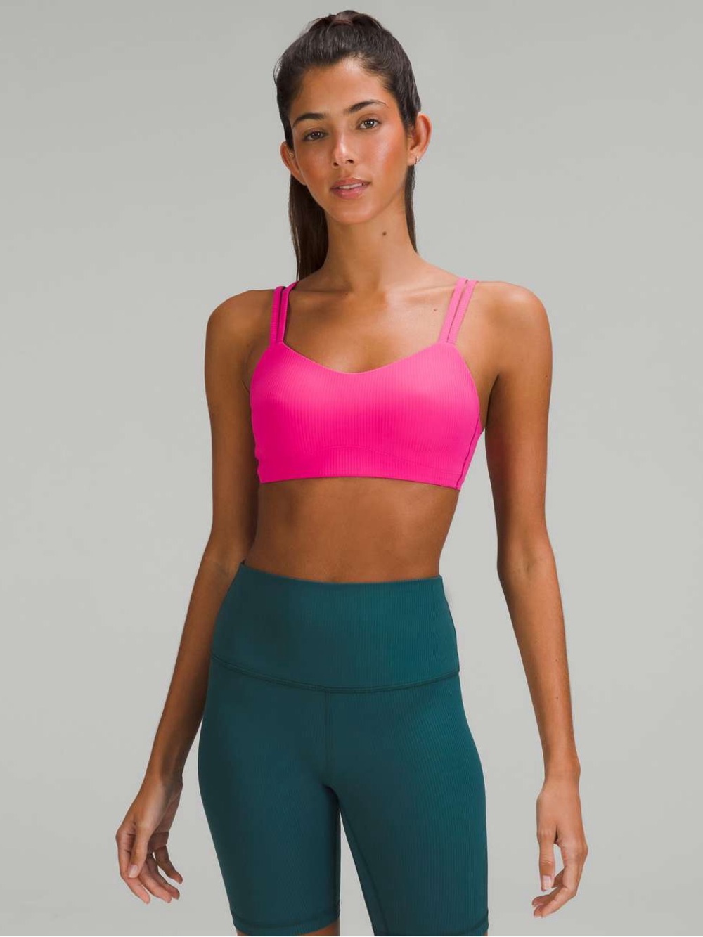 Lululemon Like a Cloud Ribbed Bra - Sonic Pink